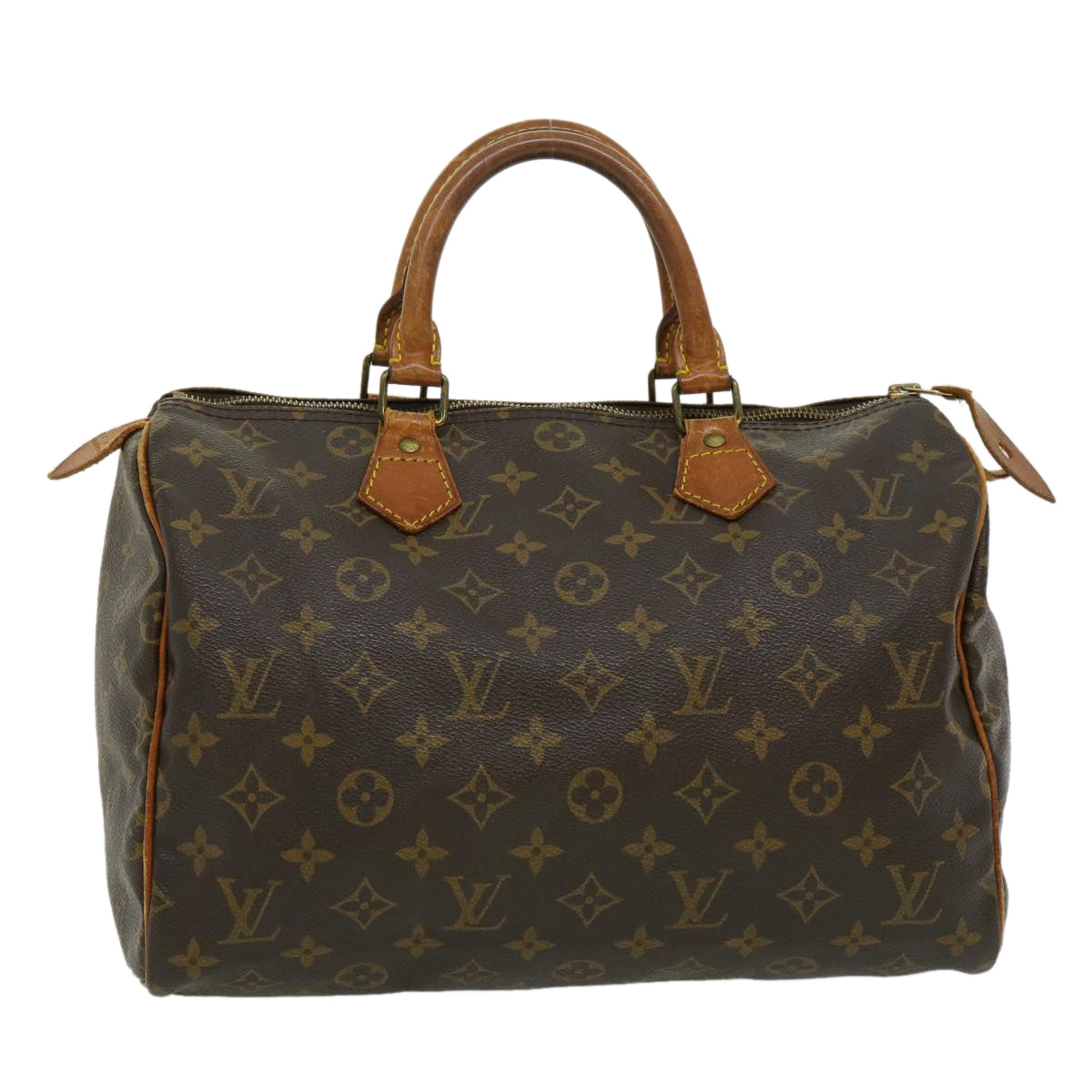 LOUIS VUITTON Monogram Speedy 30 Hand Bag M41526 LV Auth rz285