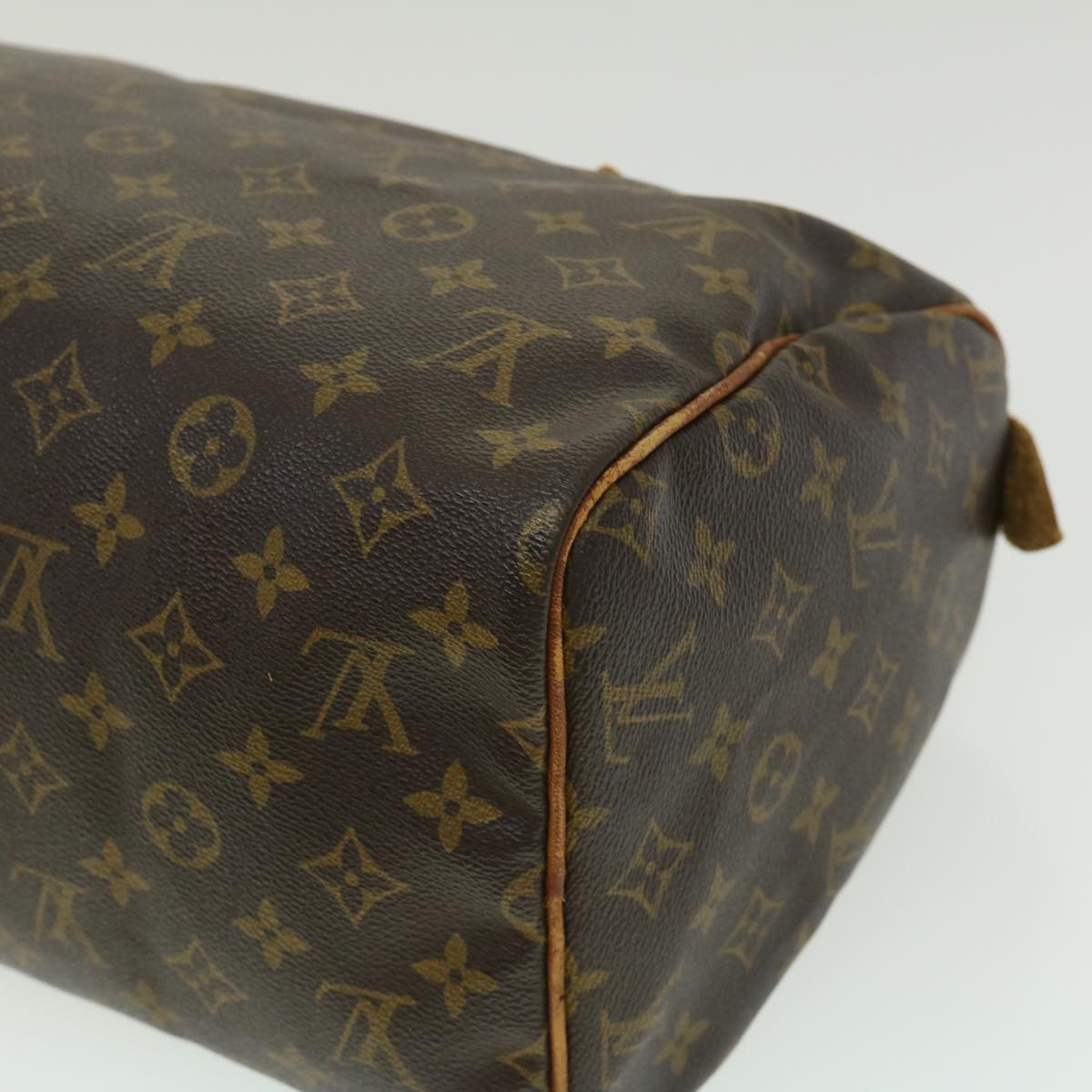 LOUIS VUITTON Monogram Speedy 30 Hand Bag M41526 LV Auth rz285