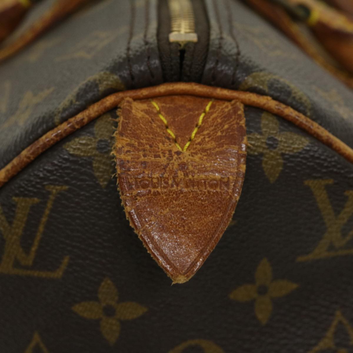 LOUIS VUITTON Monogram Speedy 30 Hand Bag M41526 LV Auth rz285