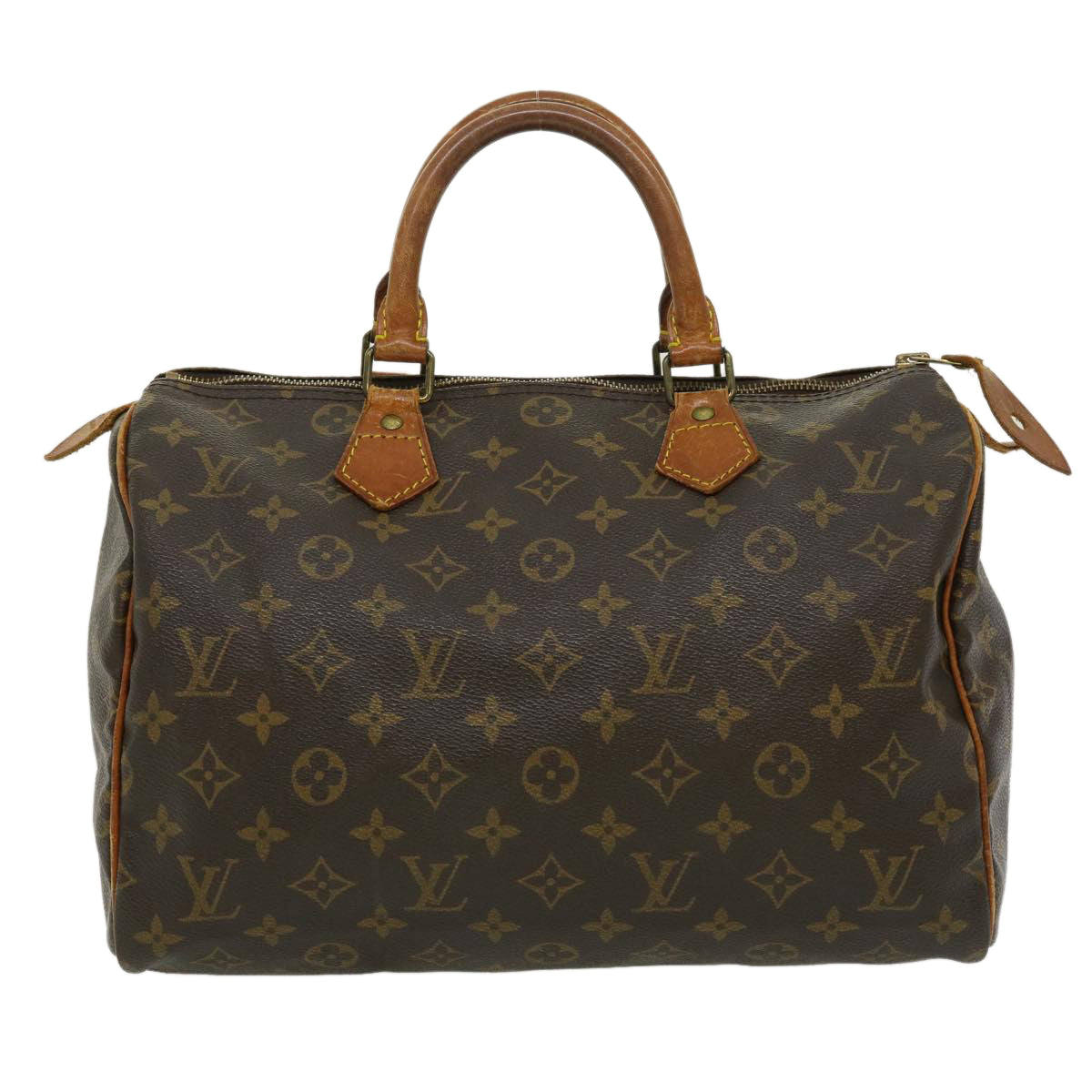 LOUIS VUITTON Monogram Speedy 30 Hand Bag M41526 LV Auth rz285