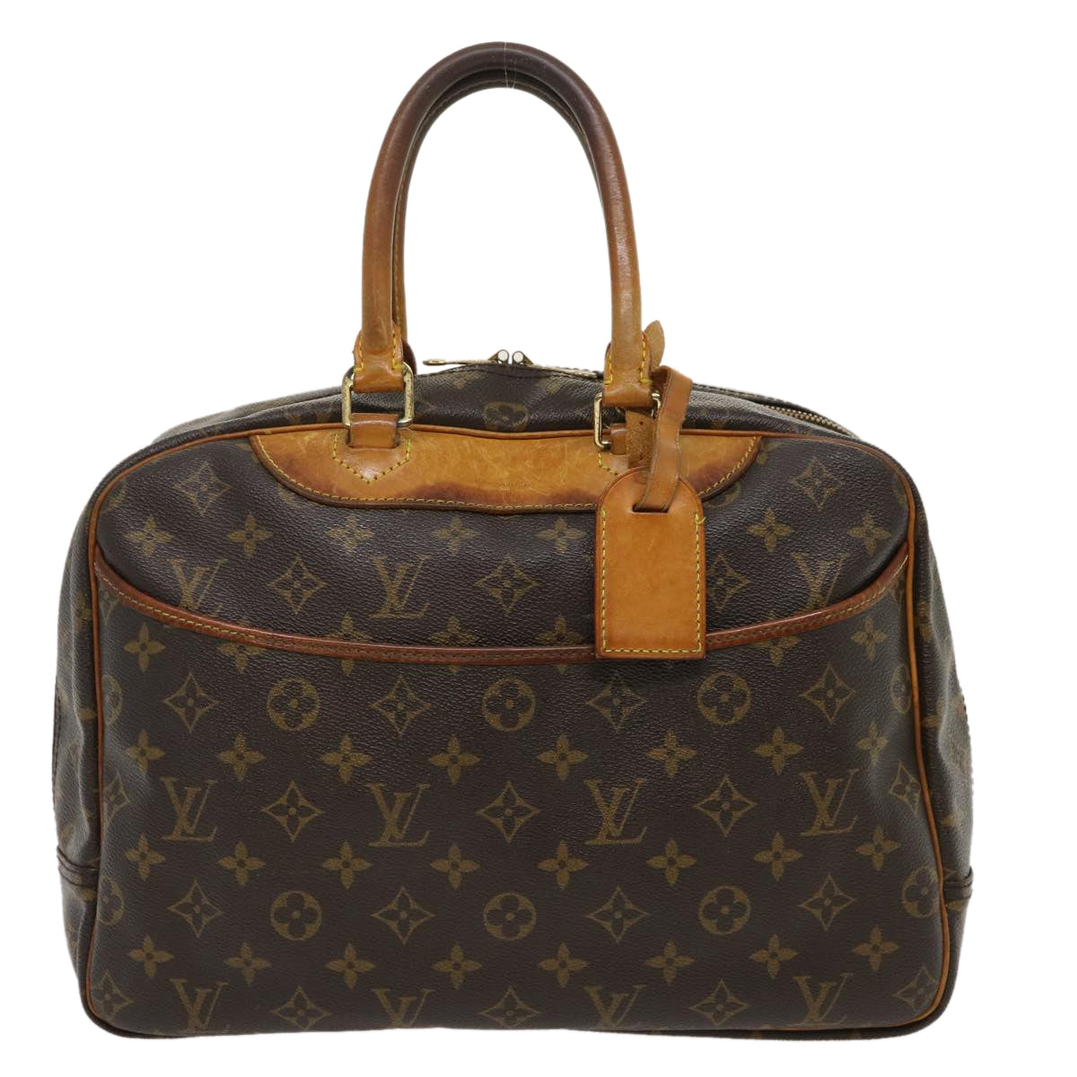 LOUIS VUITTON Monogram Deauville Hand Bag M47270 LV Auth rz289