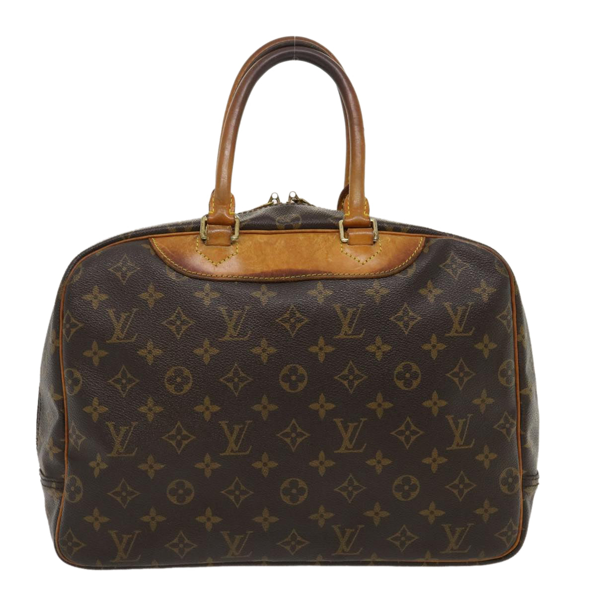 LOUIS VUITTON Monogram Deauville Hand Bag M47270 LV Auth rz289