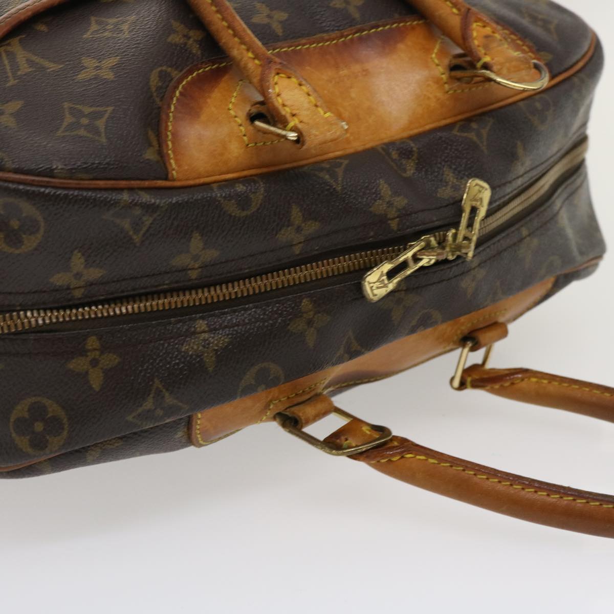 LOUIS VUITTON Monogram Deauville Hand Bag M47270 LV Auth rz289