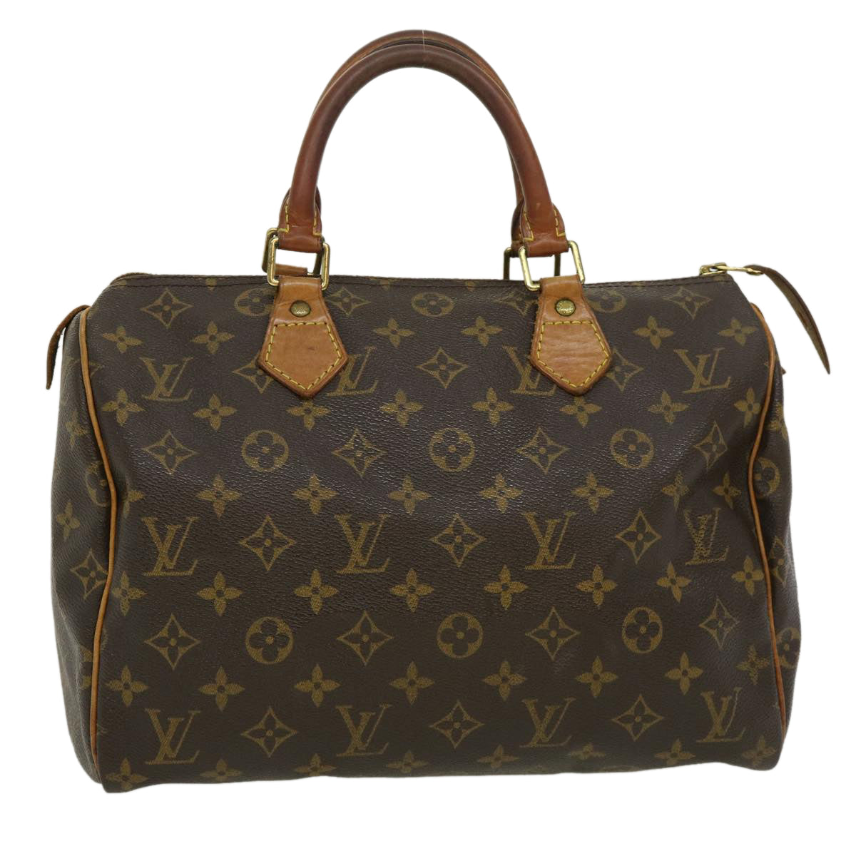 LOUIS VUITTON Monogram Speedy 30 Hand Bag M41526 LV Auth rz305