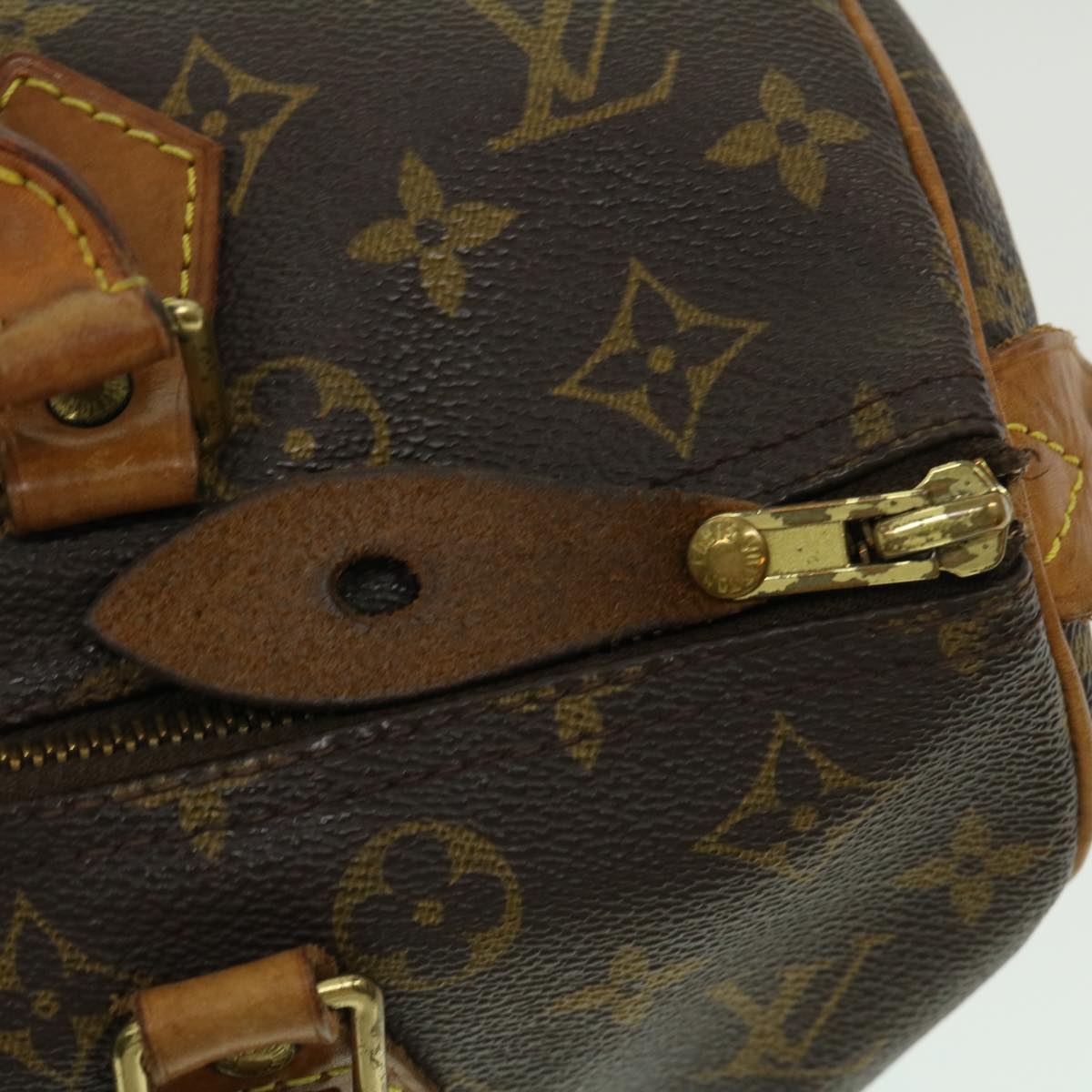 LOUIS VUITTON Monogram Speedy 30 Hand Bag M41526 LV Auth rz305