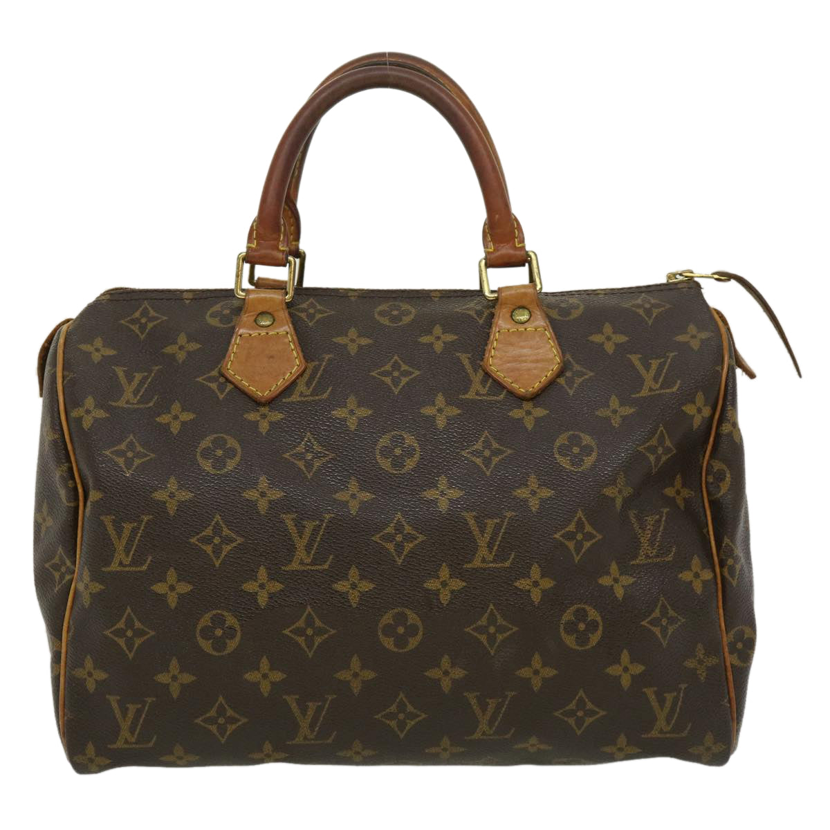 LOUIS VUITTON Monogram Speedy 30 Hand Bag M41526 LV Auth rz305