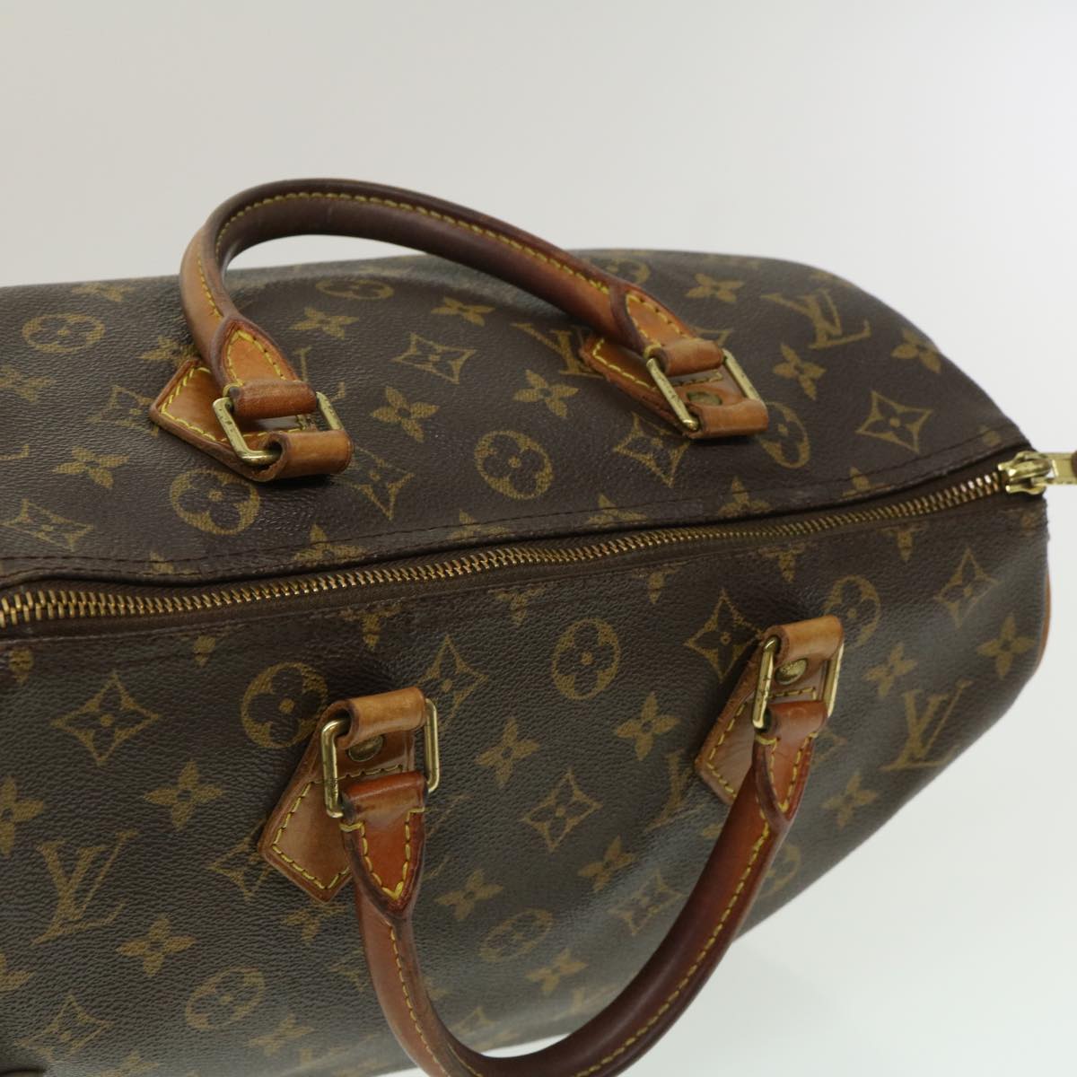 LOUIS VUITTON Monogram Speedy 30 Hand Bag M41526 LV Auth rz305