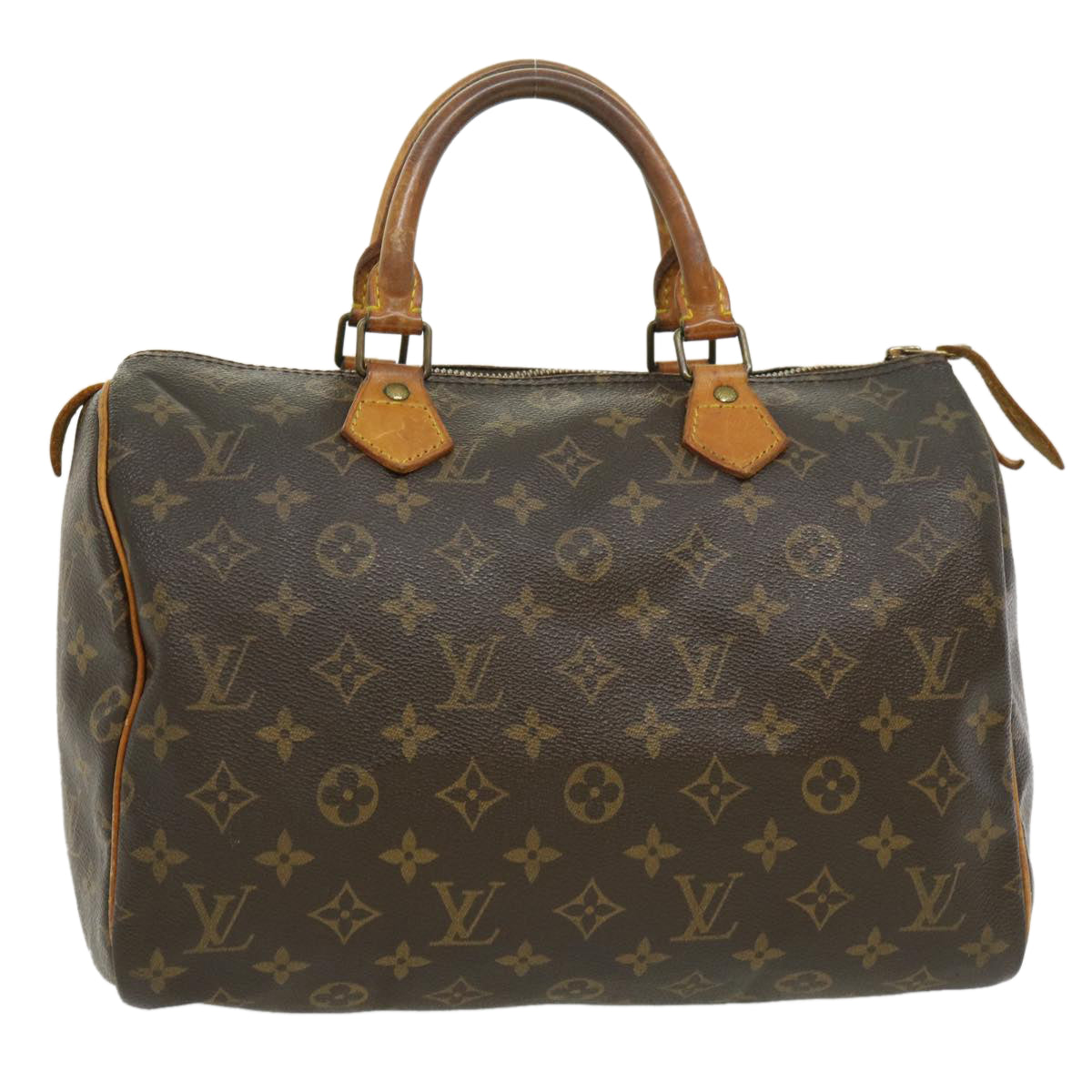 LOUIS VUITTON Monogram Speedy 30 Hand Bag M41526 LV Auth rz307