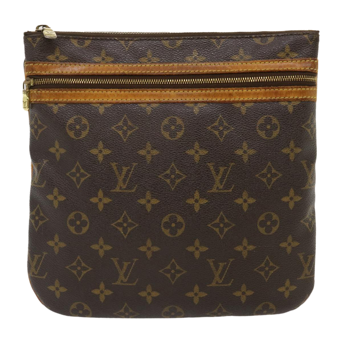 LOUIS VUITTON Monnogram Pochette Bosphore Shoulder Bag M40044 LV Auth rz320