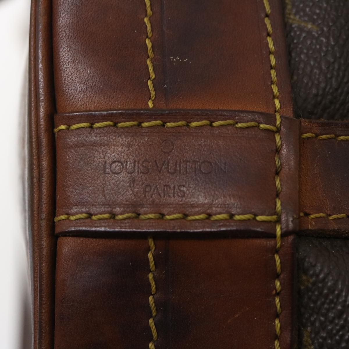 LOUIS VUITTON Monogram Noe Shoulder Bag M42224 LV Auth rz323