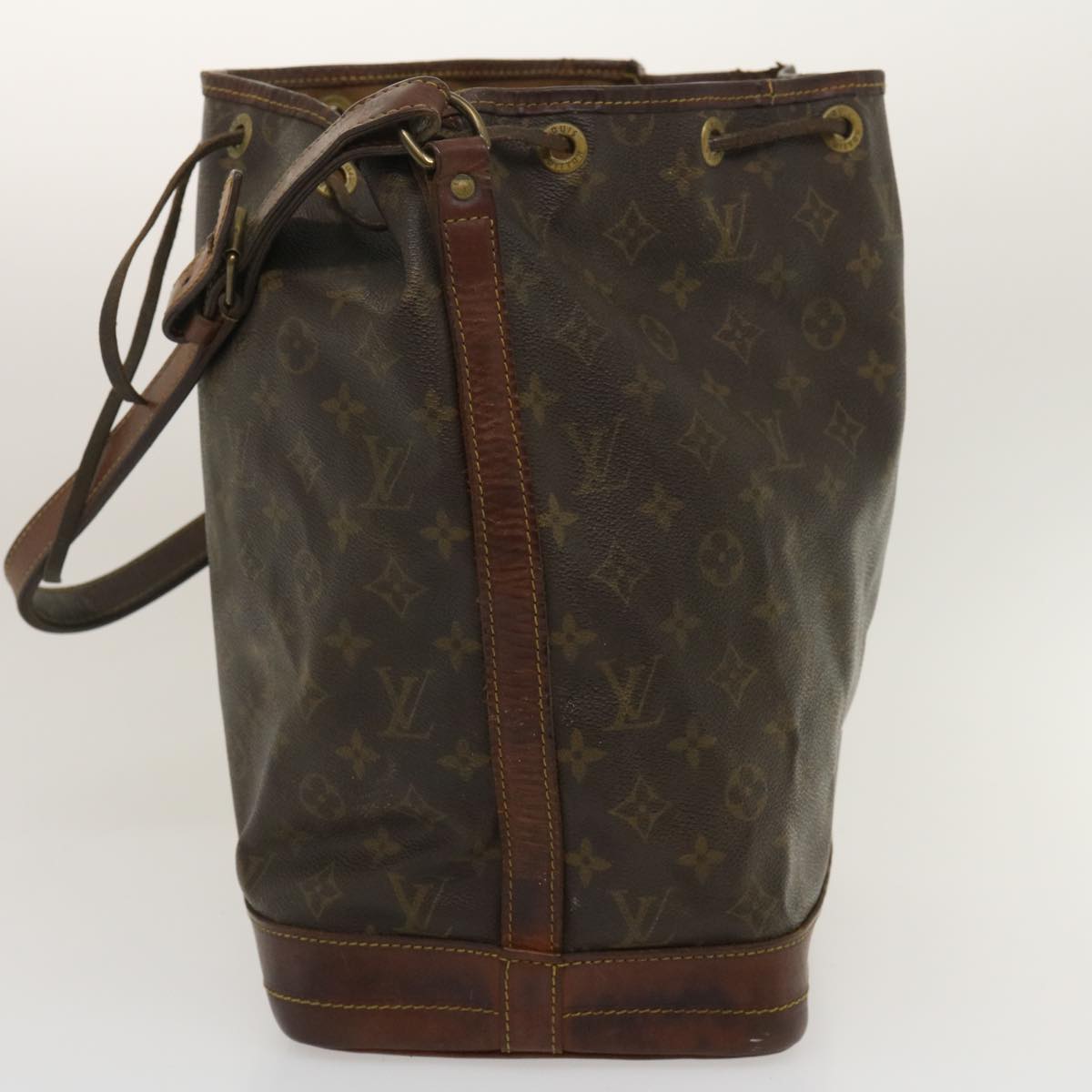 LOUIS VUITTON Monogram Noe Shoulder Bag M42224 LV Auth rz323