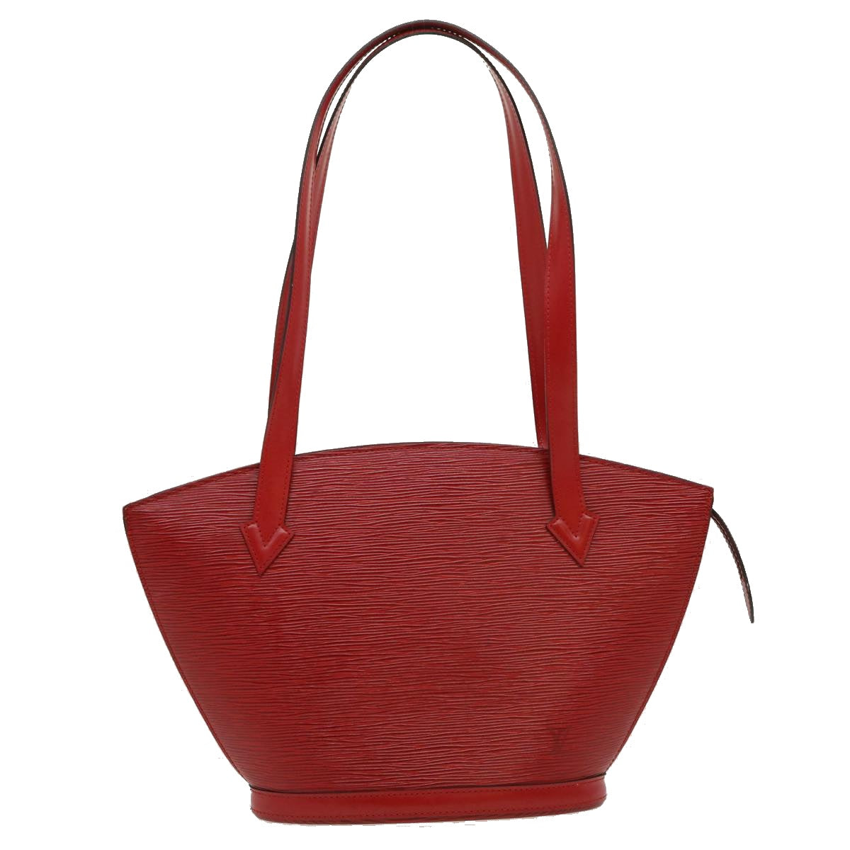 LOUIS VUITTON Epi Saint Jacques Poignees Long Hand Bag Red M52337 LV Auth rz329