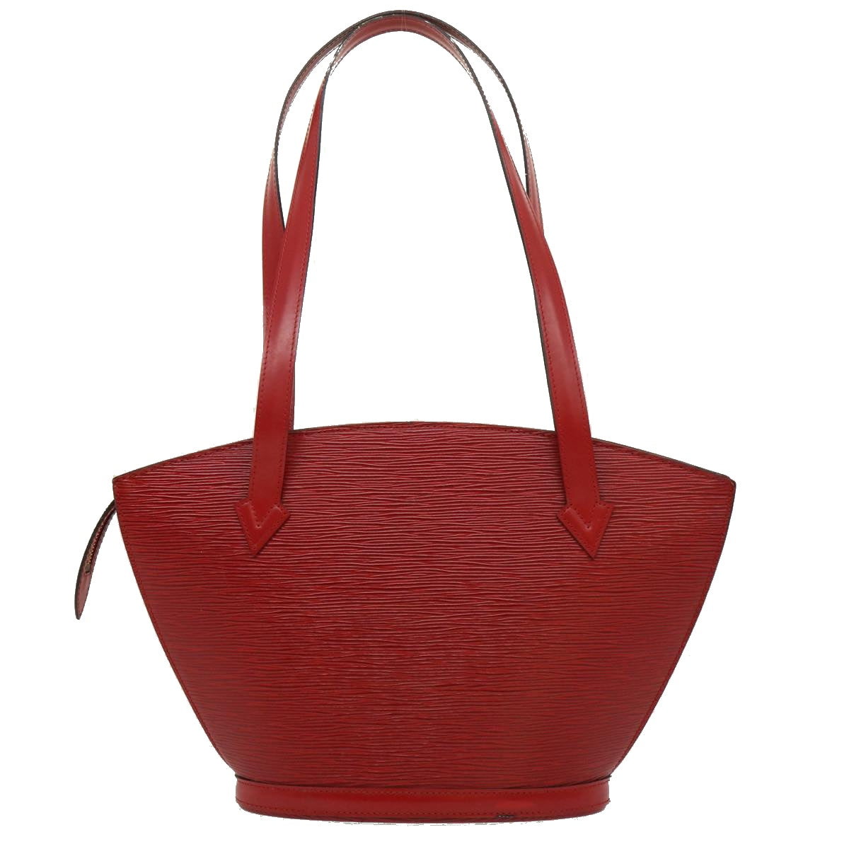 LOUIS VUITTON Epi Saint Jacques Poignees Long Hand Bag Red M52337 LV Auth rz329