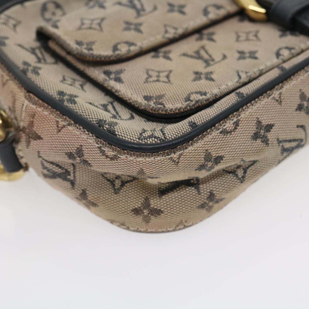 LOUIS VUITTON Monogram Mini Juliet MM Shoulder Bag Navy M92217 LV Auth rz352