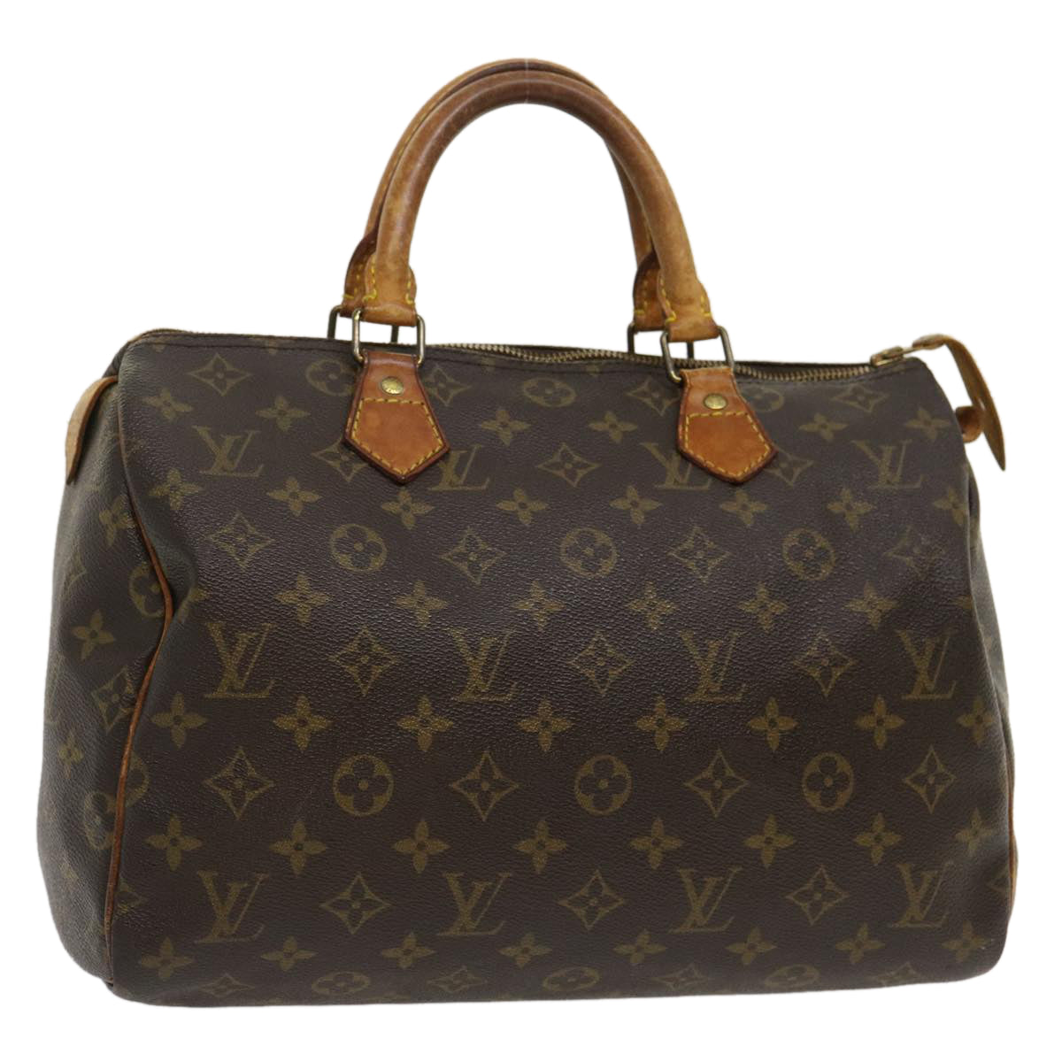 LOUIS VUITTON Monogram Speedy 30 Hand Bag M41526 LV Auth rz355