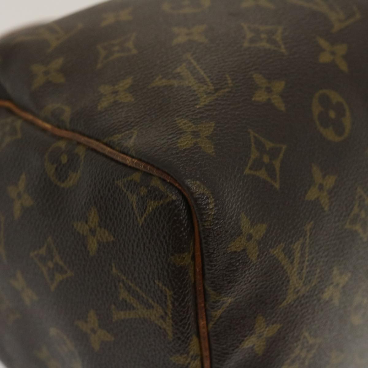 LOUIS VUITTON Monogram Speedy 30 Hand Bag M41526 LV Auth rz355