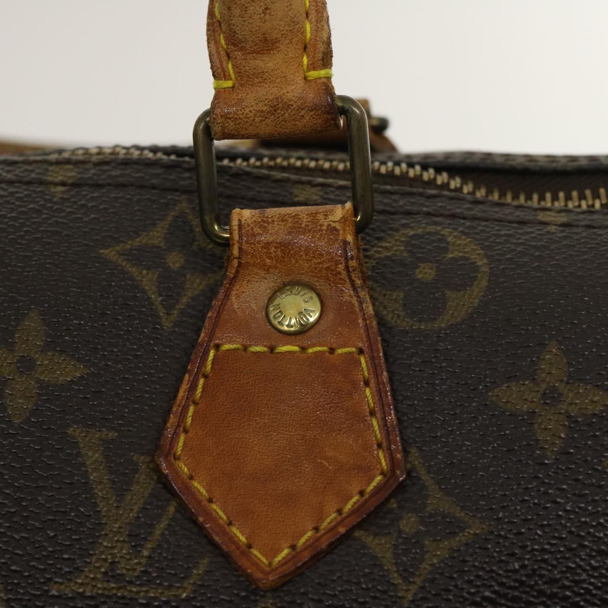 LOUIS VUITTON Monogram Speedy 30 Hand Bag M41526 LV Auth rz355