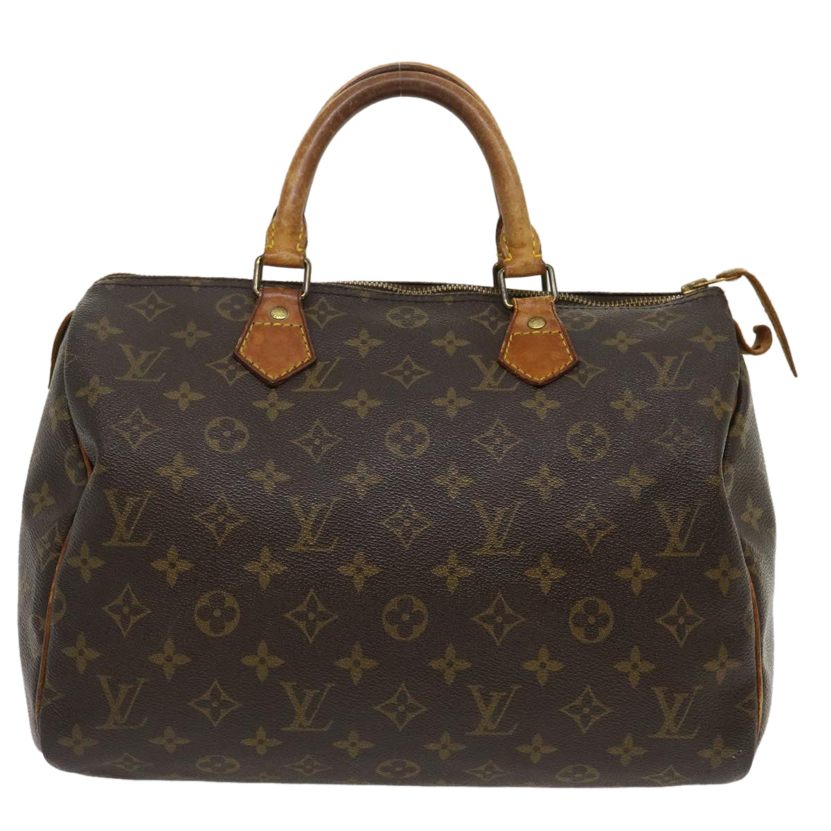 LOUIS VUITTON Monogram Speedy 30 Hand Bag M41526 LV Auth rz355