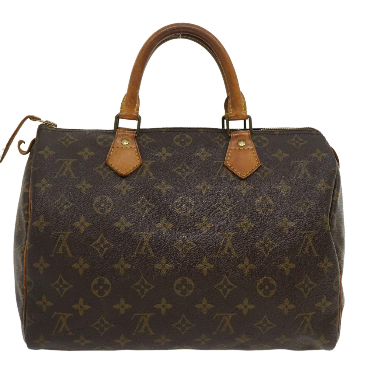 LOUIS VUITTON Monogram Speedy 30 Hand Bag M41526 LV Auth rz355