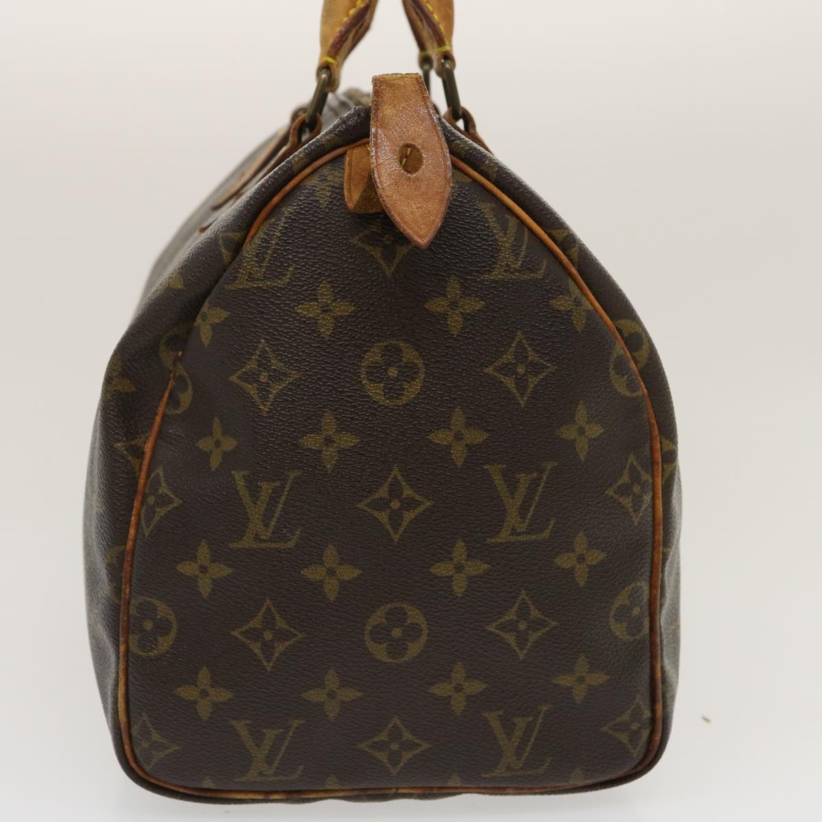 LOUIS VUITTON Monogram Speedy 30 Hand Bag M41526 LV Auth rz355