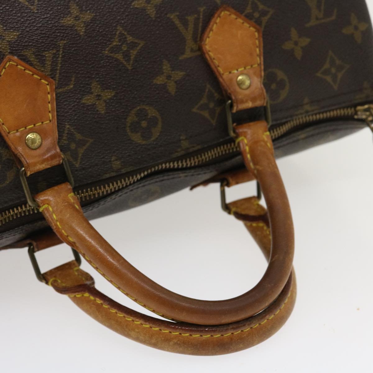 LOUIS VUITTON Monogram Speedy 30 Hand Bag M41526 LV Auth rz355