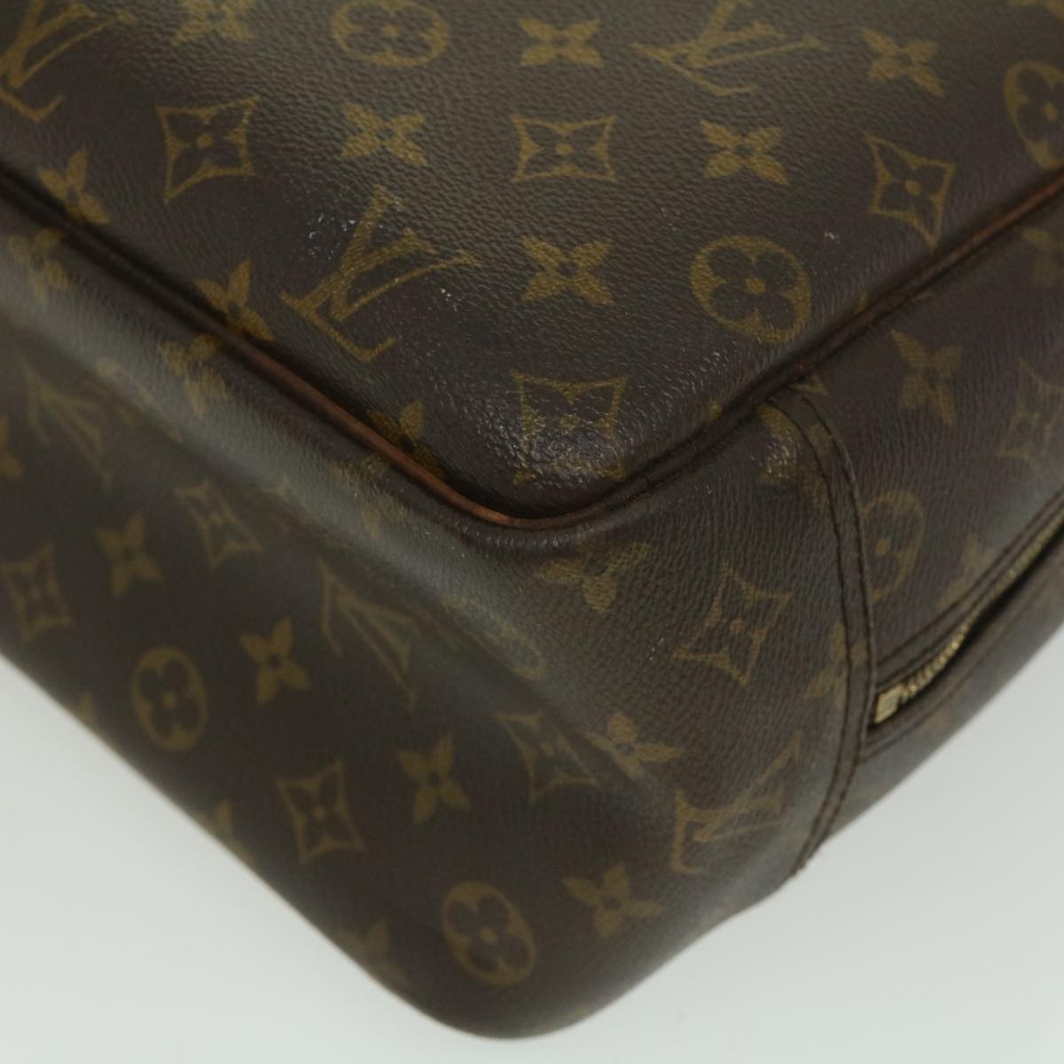 LOUIS VUITTON Monogram Deauville Hand Bag M47270 LV Auth rz360