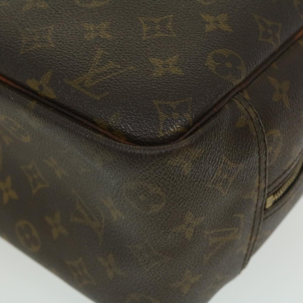 LOUIS VUITTON Monogram Deauville Hand Bag M47270 LV Auth rz360