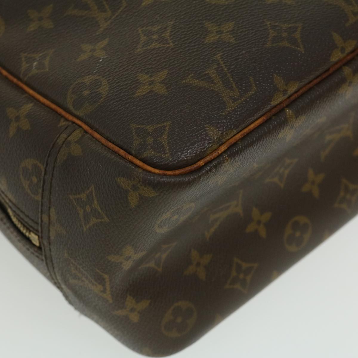 LOUIS VUITTON Monogram Deauville Hand Bag M47270 LV Auth rz360