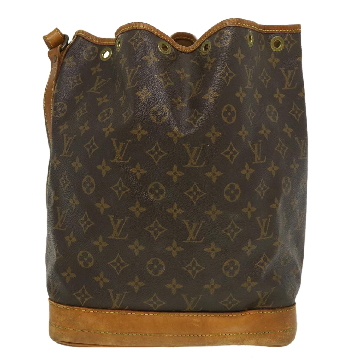 LOUIS VUITTON Monogram Noe Shoulder Bag M42224 LV Auth rz389