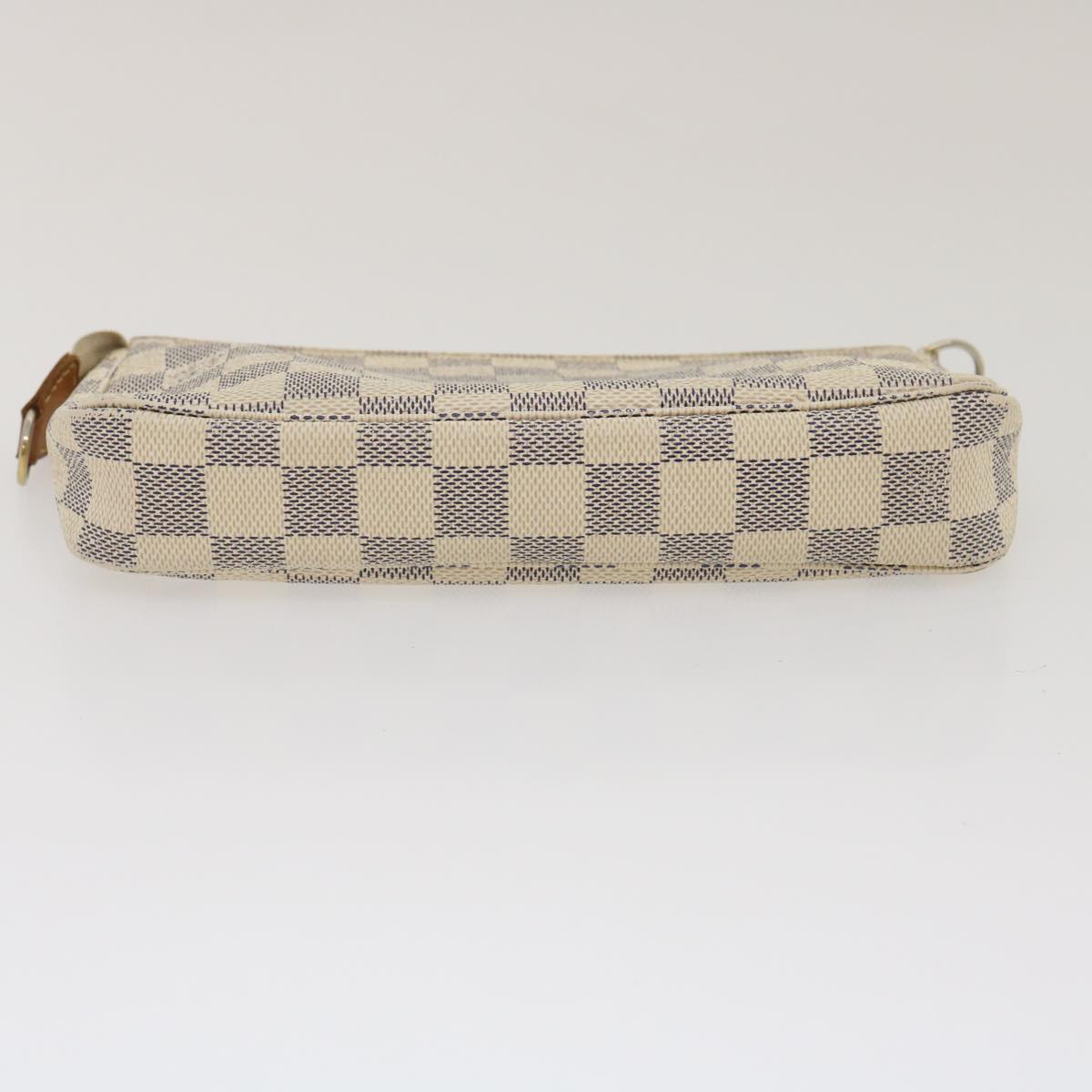 LOUIS VUITTON Damier Azur Pochette Accessoires Pouch N51986 LV Auth rz390