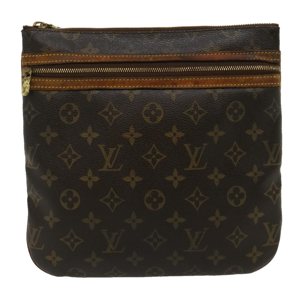 LOUIS VUITTON Monnogram Pochette Bosphore Shoulder Bag M40044 LV Auth rz393