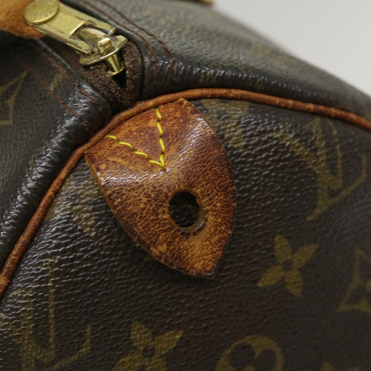 LOUIS VUITTON Monogram Speedy 30 Hand Bag M41526 LV Auth rz396