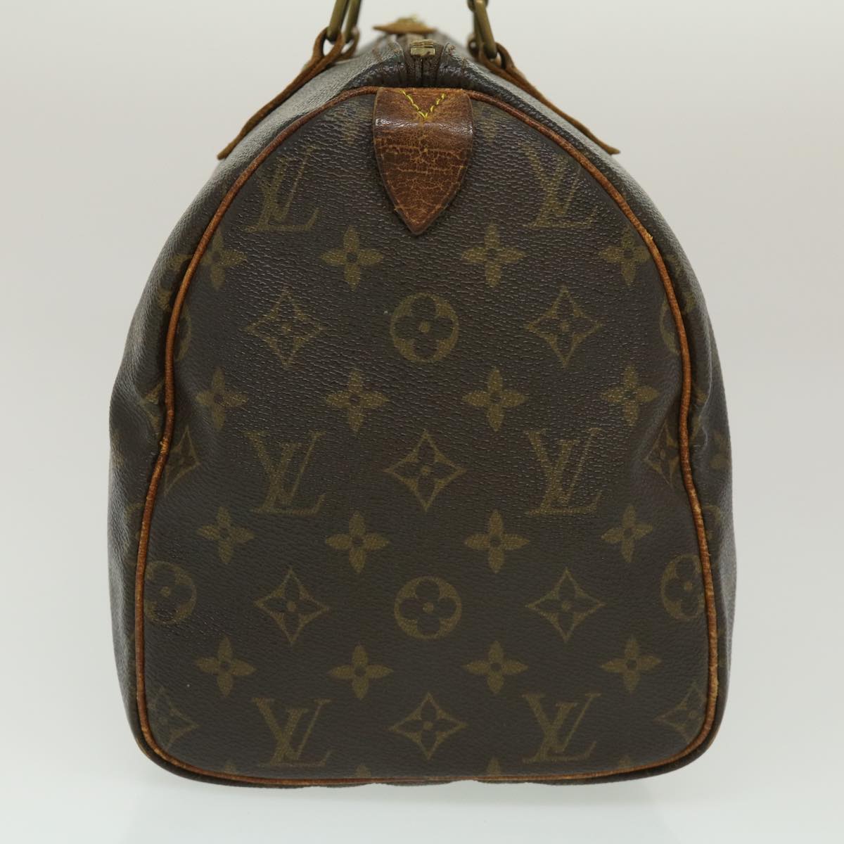 LOUIS VUITTON Monogram Speedy 30 Hand Bag M41526 LV Auth rz396