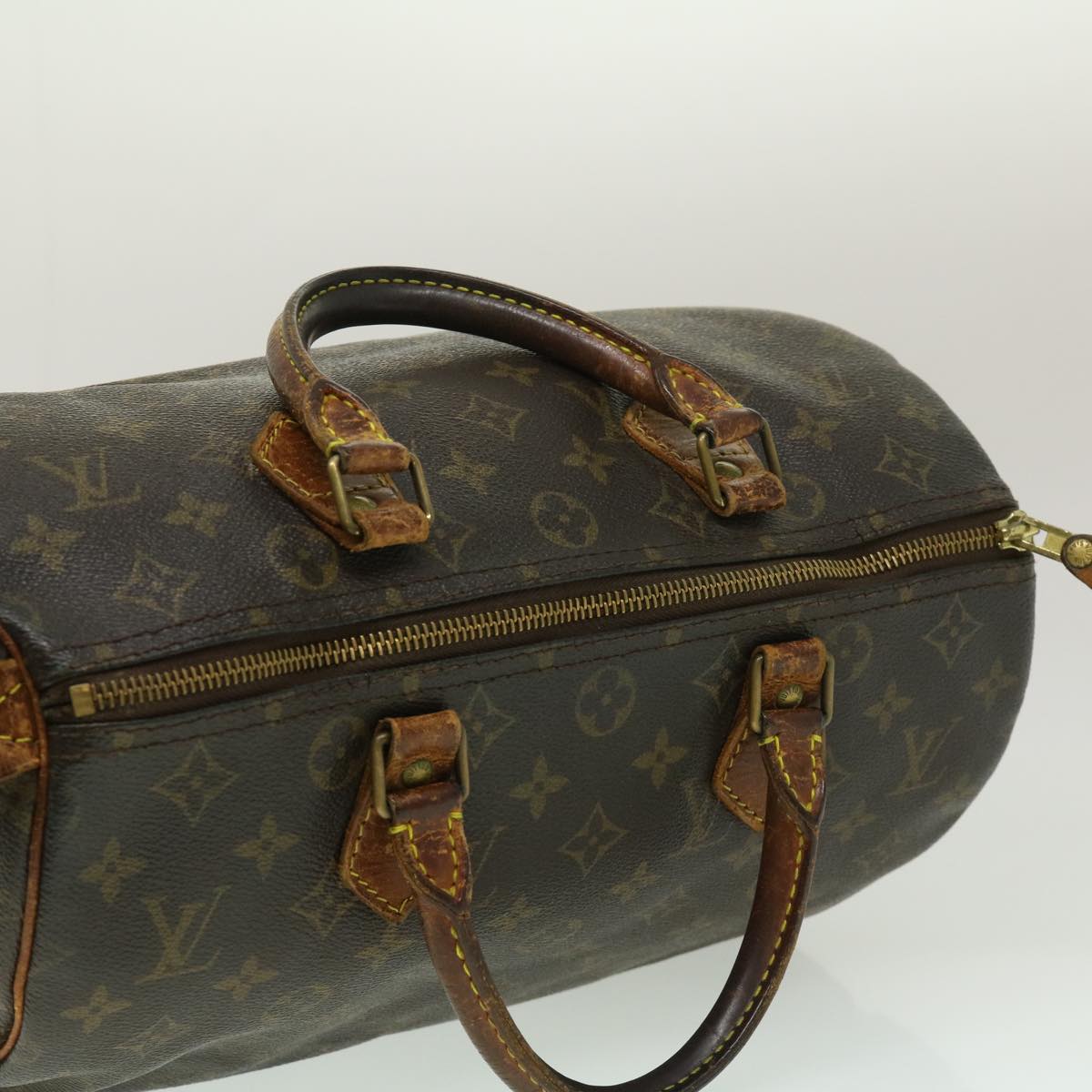 LOUIS VUITTON Monogram Speedy 30 Hand Bag M41526 LV Auth rz396