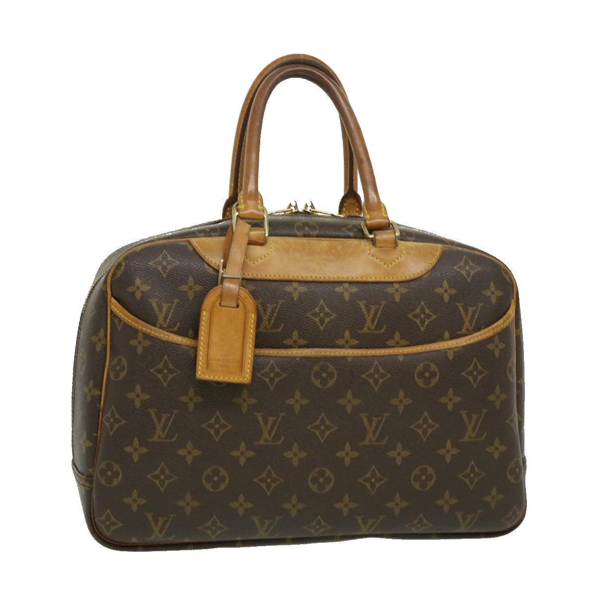 LOUIS VUITTON Monogram Deauville Hand Bag M47270 LV Auth rz397