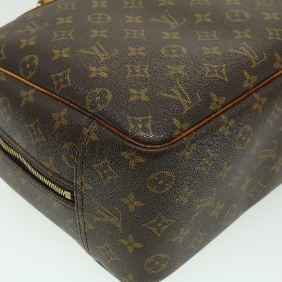 LOUIS VUITTON Monogram Deauville Hand Bag M47270 LV Auth rz397