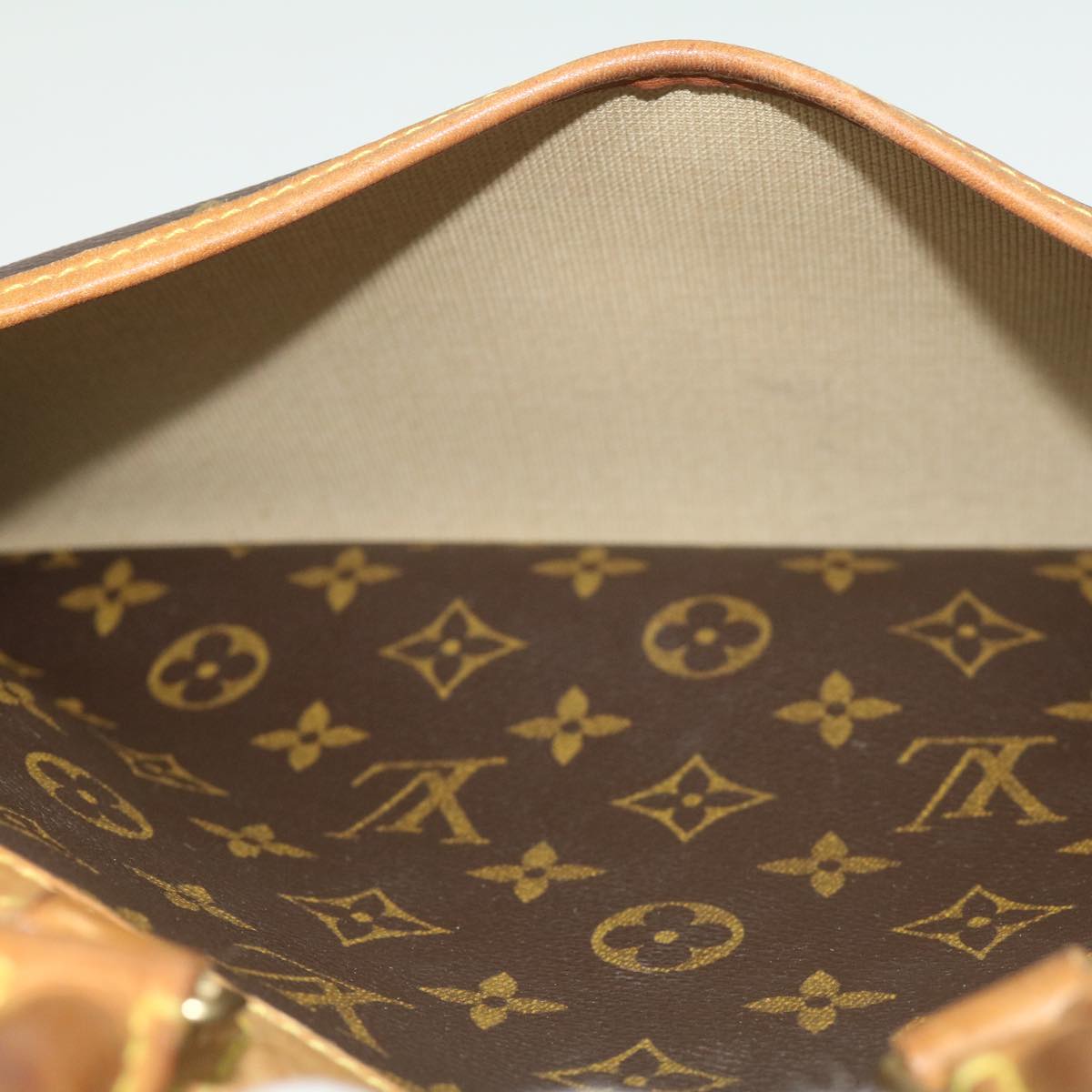 LOUIS VUITTON Monogram Deauville Hand Bag M47270 LV Auth rz397