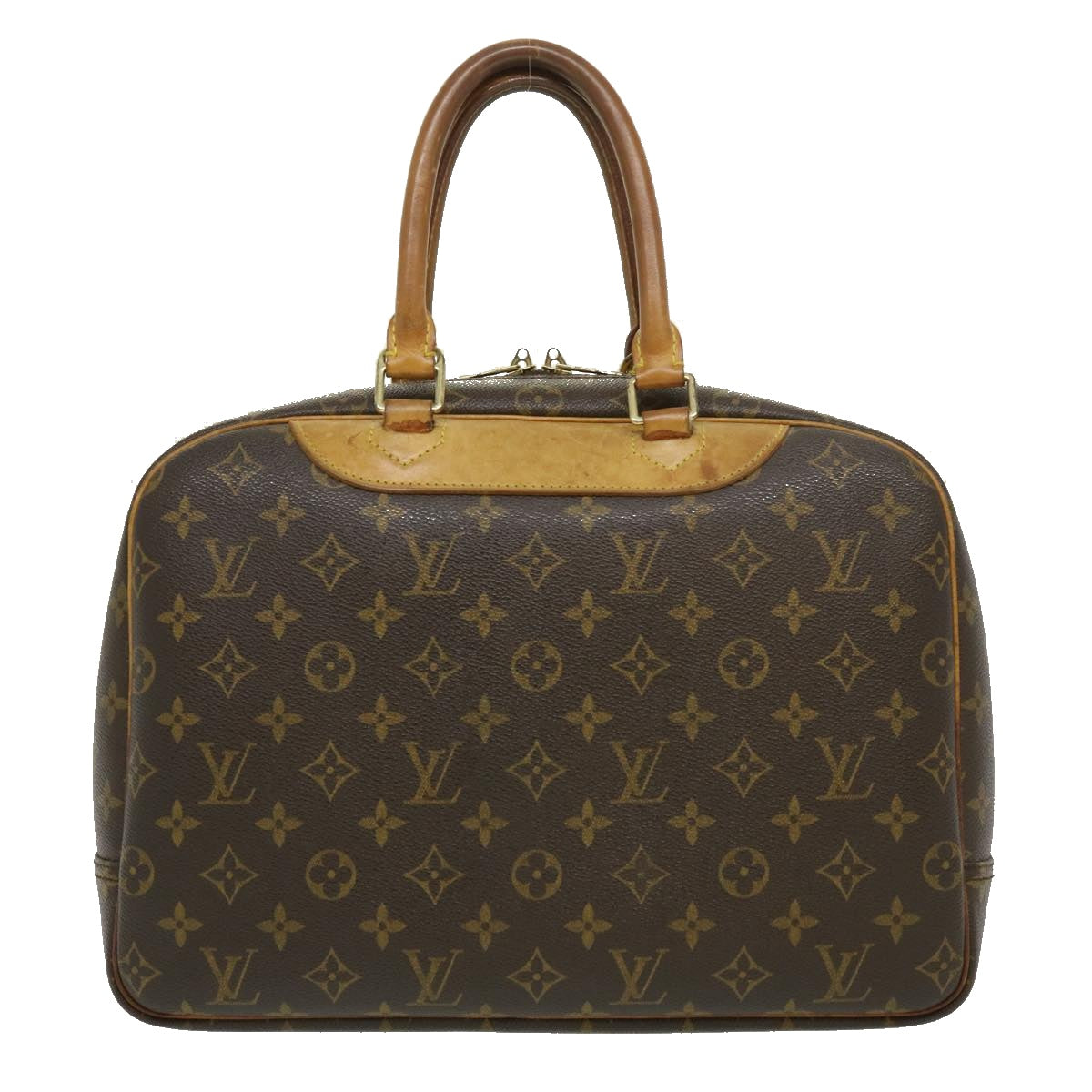 LOUIS VUITTON Monogram Deauville Hand Bag M47270 LV Auth rz397