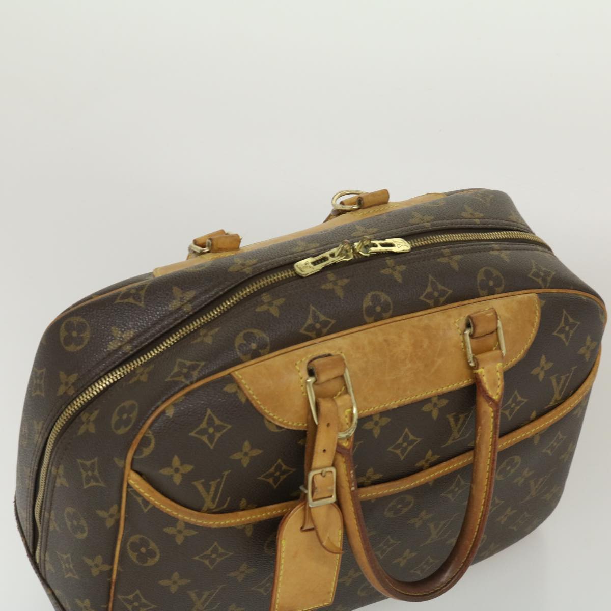 LOUIS VUITTON Monogram Deauville Hand Bag M47270 LV Auth rz397