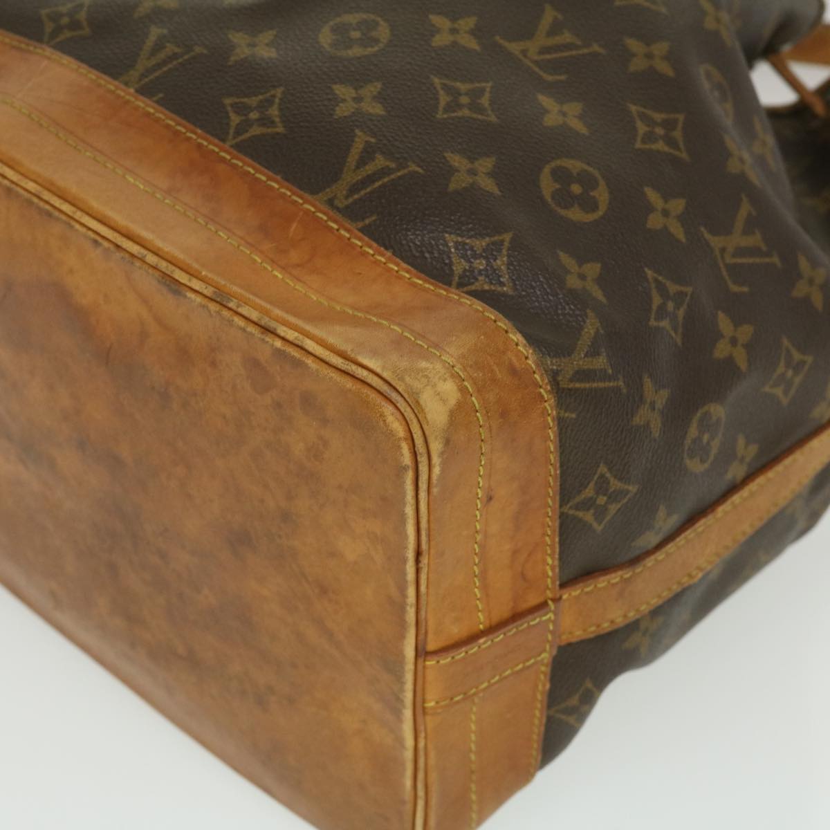 LOUIS VUITTON Monogram Noe Shoulder Bag M42224 LV Auth rz403