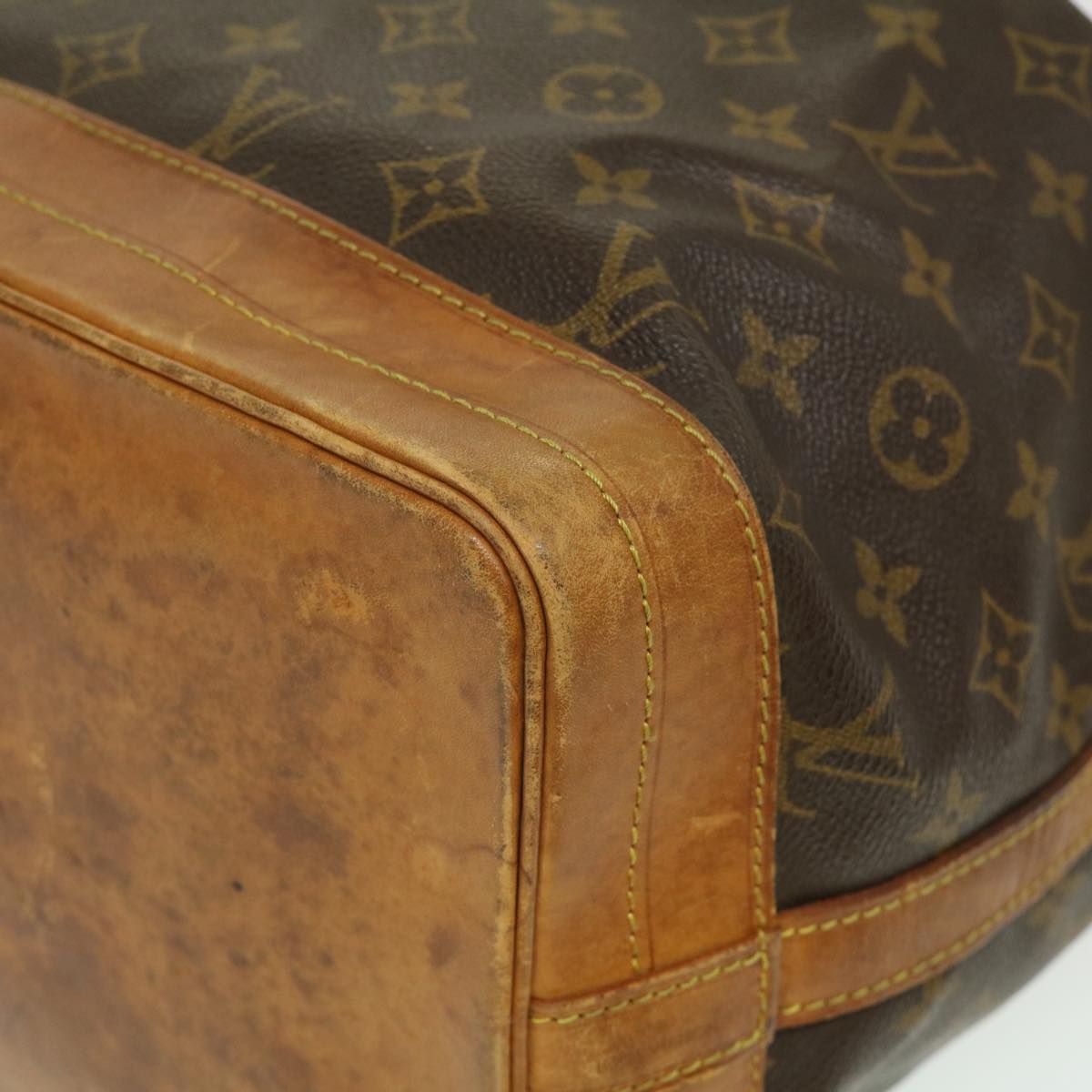 LOUIS VUITTON Monogram Noe Shoulder Bag M42224 LV Auth rz403