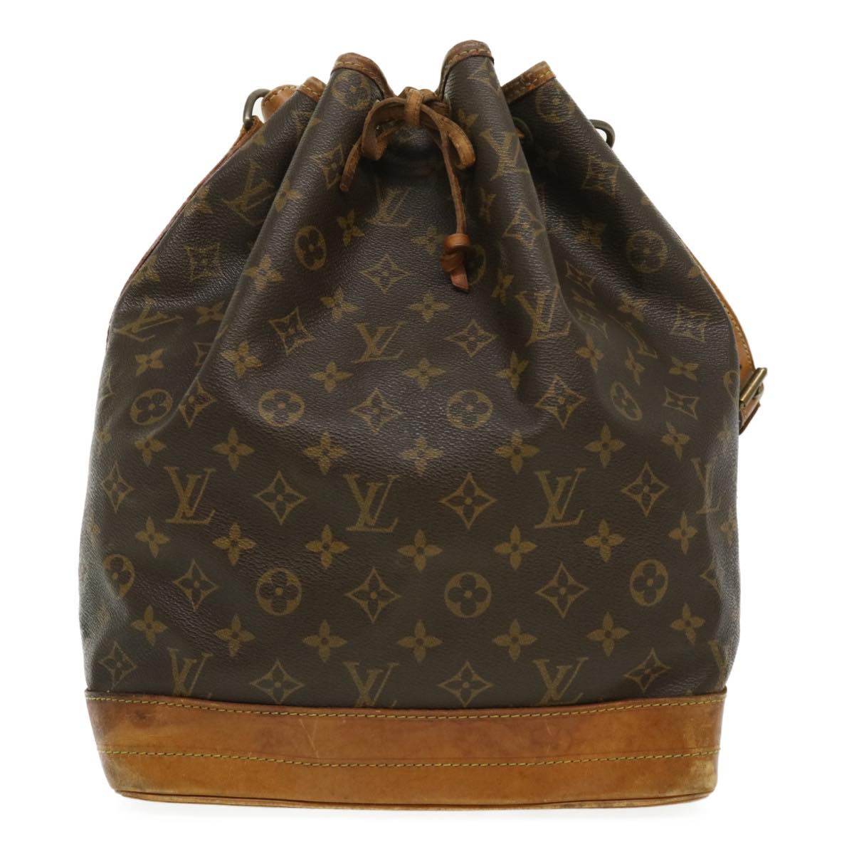 LOUIS VUITTON Monogram Noe Shoulder Bag M42224 LV Auth rz403