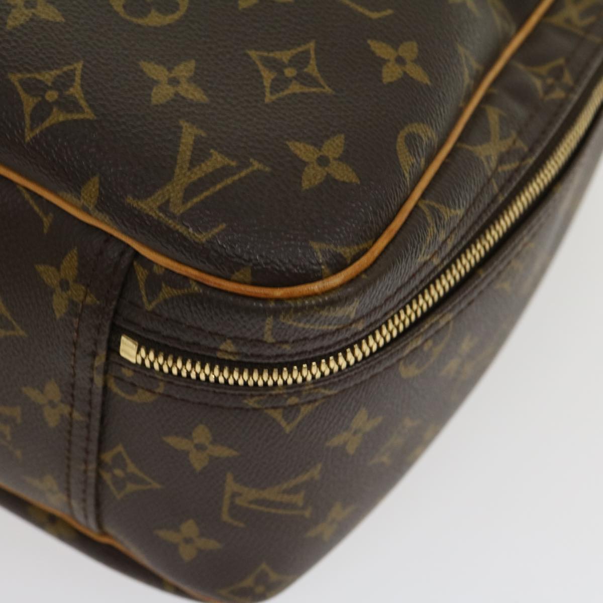 LOUIS VUITTON Monogram Excursion Hand Bag M41450 LV Auth rz426