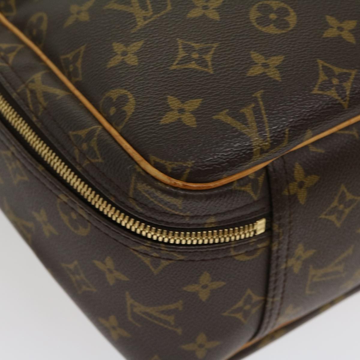 LOUIS VUITTON Monogram Excursion Hand Bag M41450 LV Auth rz426