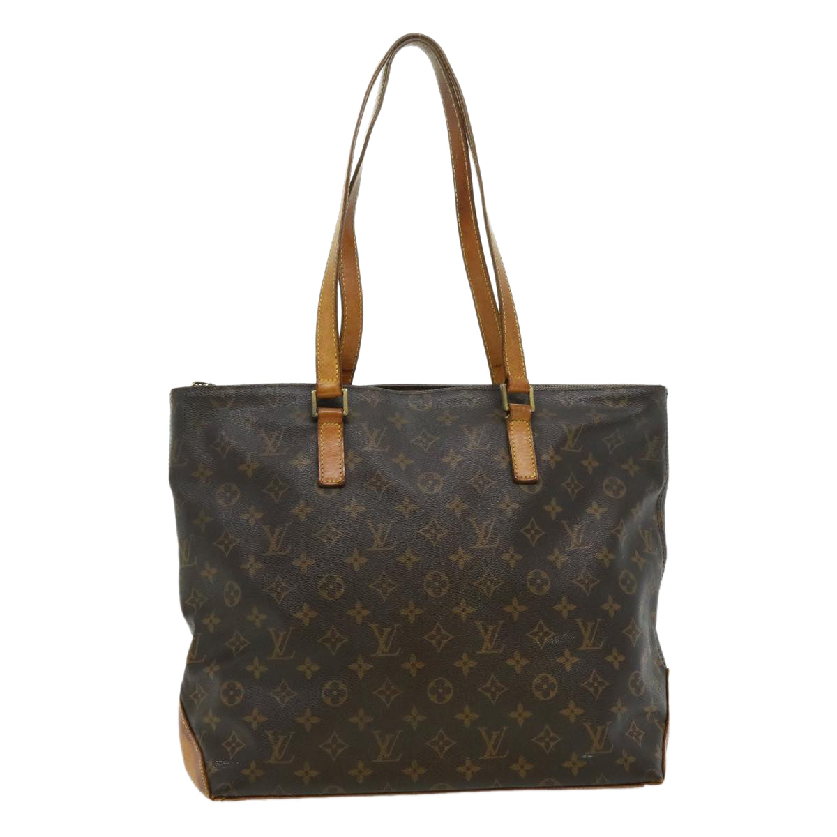 LOUIS VUITTON Monogram Cabas Mezzo Tote Bag M51151 LV Auth rz430