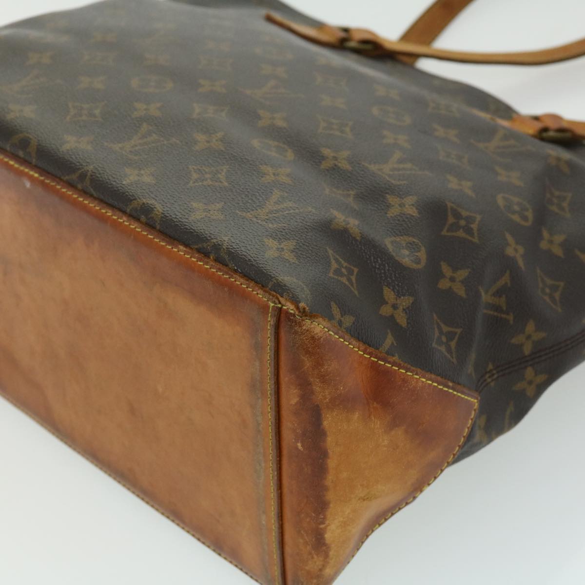 LOUIS VUITTON Monogram Cabas Mezzo Tote Bag M51151 LV Auth rz430