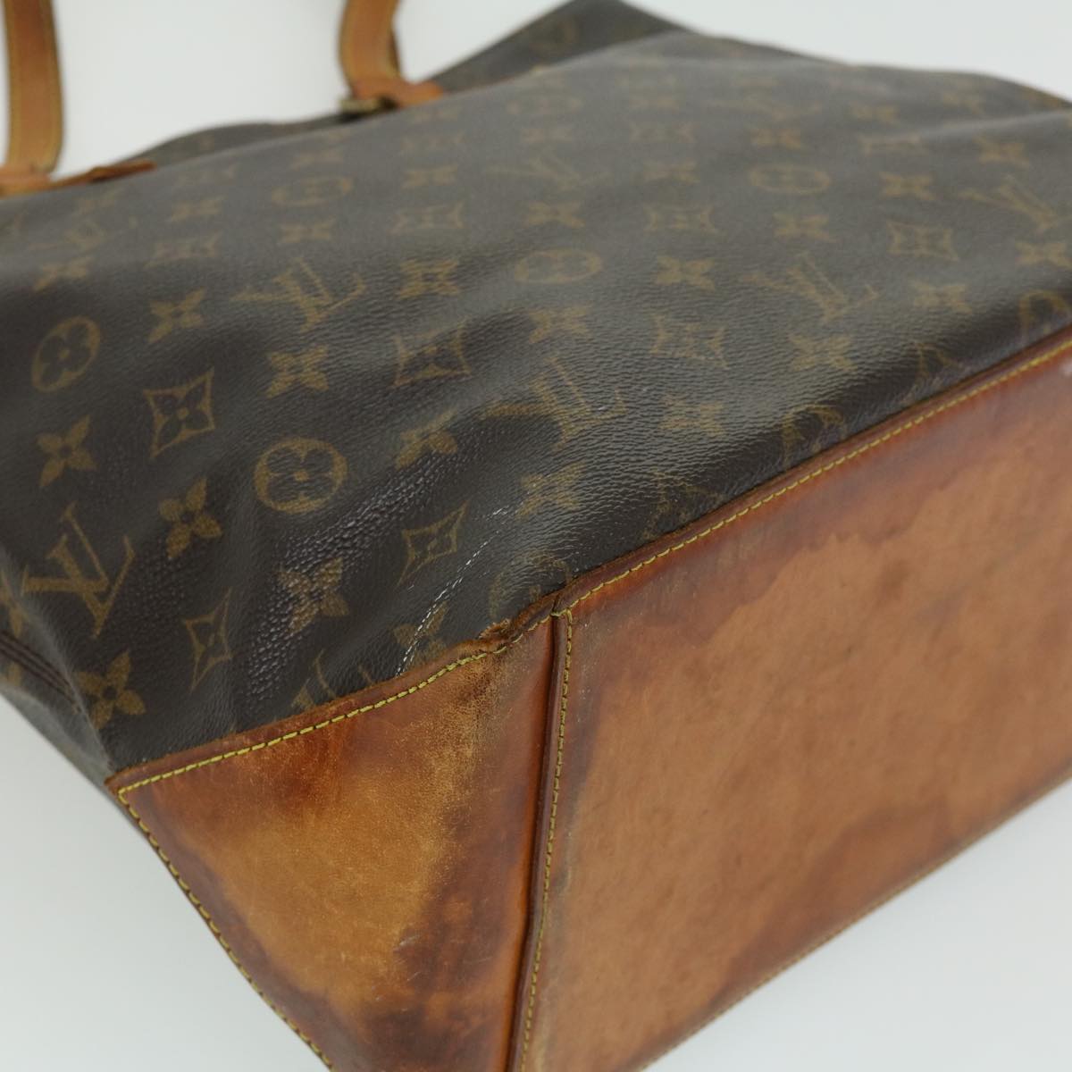 LOUIS VUITTON Monogram Cabas Mezzo Tote Bag M51151 LV Auth rz430