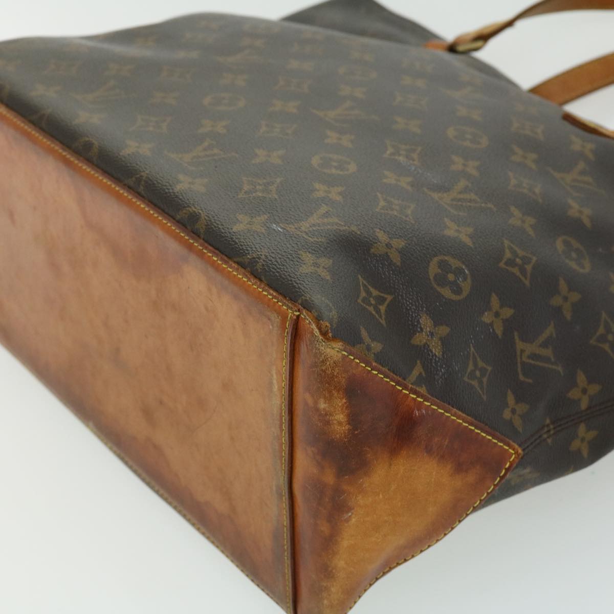 LOUIS VUITTON Monogram Cabas Mezzo Tote Bag M51151 LV Auth rz430