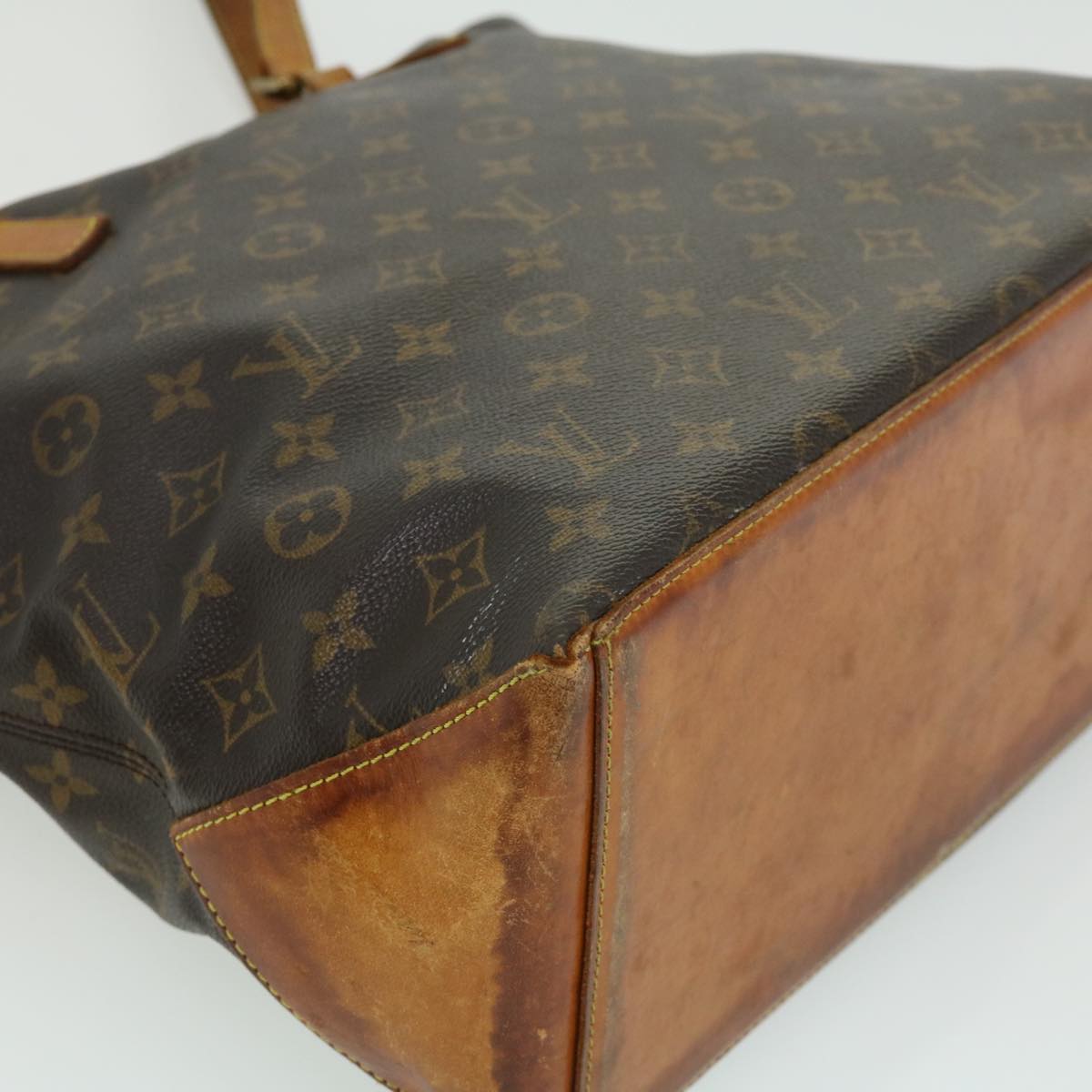 LOUIS VUITTON Monogram Cabas Mezzo Tote Bag M51151 LV Auth rz430