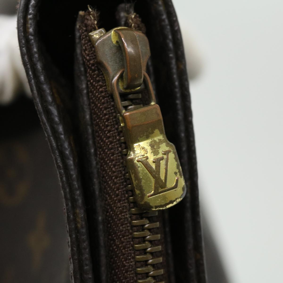 LOUIS VUITTON Monogram Cabas Mezzo Tote Bag M51151 LV Auth rz430